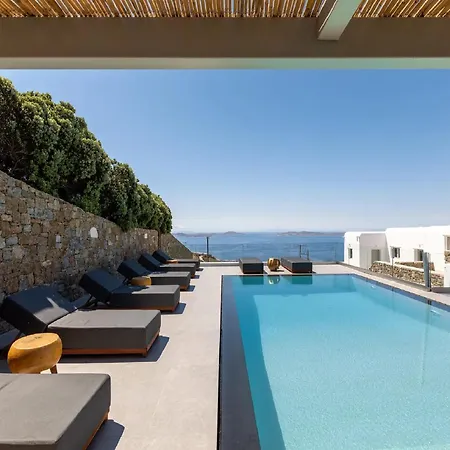 Villa Gorgeous Mykonos | 4 Bedrooms | Atalanta | Private Pool & Panoramic Sea Views | Bbq | Faros *
